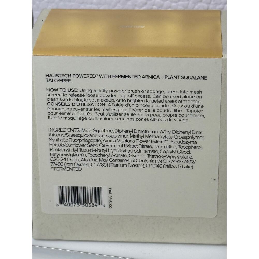 Haus Labs by Lady Gaga Bio-Blurring Loose Setting Powder 7g- GOLDEN - NEW in BOX - Picture 3 of 3